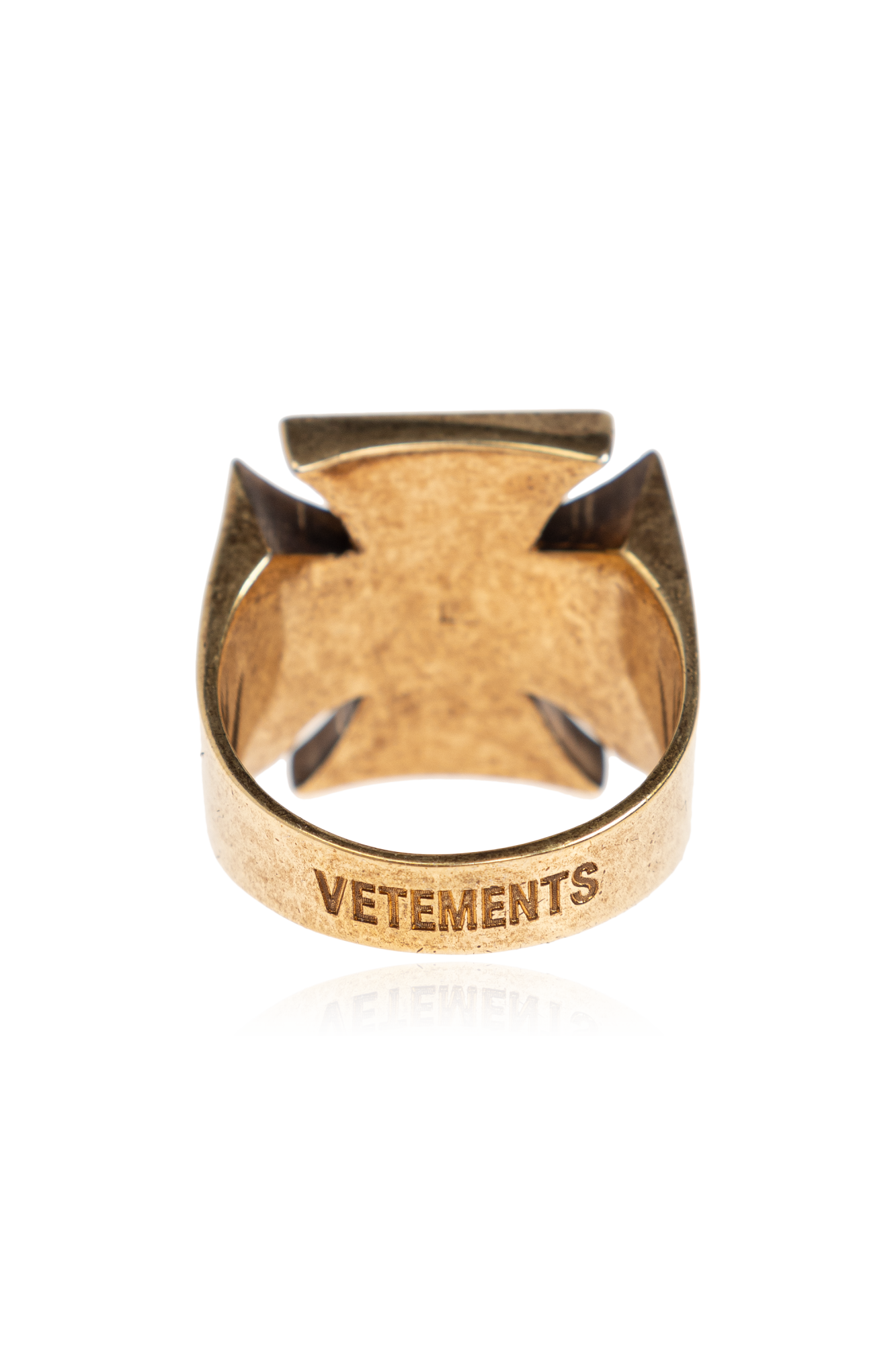 VETEMENTS Iconic Logo Ring 真鍮 シグネットリング VETEMENTS Signet ring with logo | Men's | Vitkac